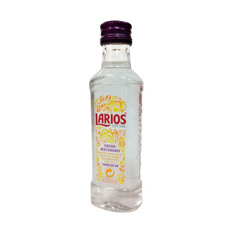 Miniatura Gin Larios 5 Cl. Miniatura Gin Larios 5 Cl.
