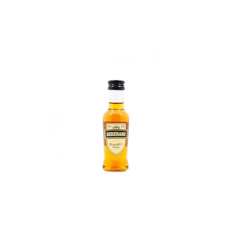 Miniatura Brandy Soberano 5 Cl Miniatura Brandy Soberano 5 Cl