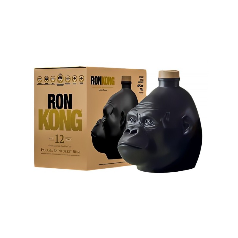 Ron Kong 12 Años Negro 70 Cl