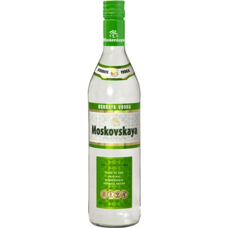 Petaca Vodka Moskovskaya 50 Cl