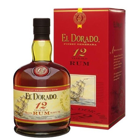Ron El Dorado 12 Años 70 Cl