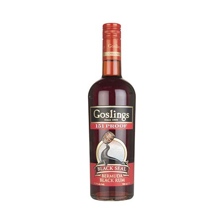 Ron Goslings Black 151 Proof 75 Cl