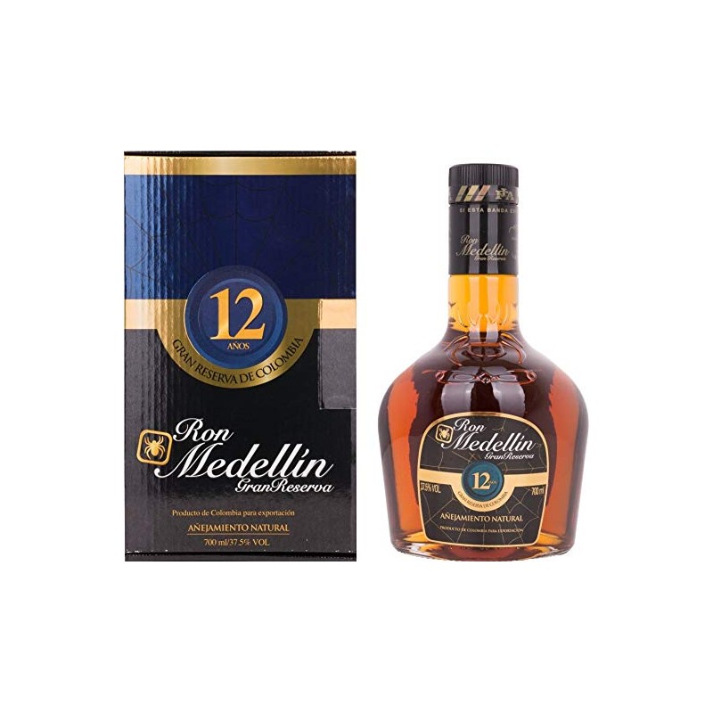 Ron Medellin 12 Años 70 Cl. Ron Medellin 12 Años 70 Cl.