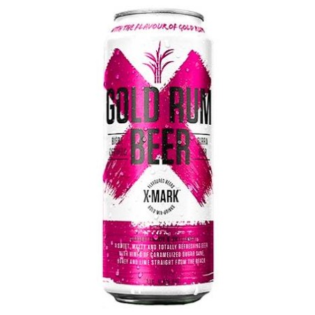 X Mark Gold Rum Beer L/ 50 Cl