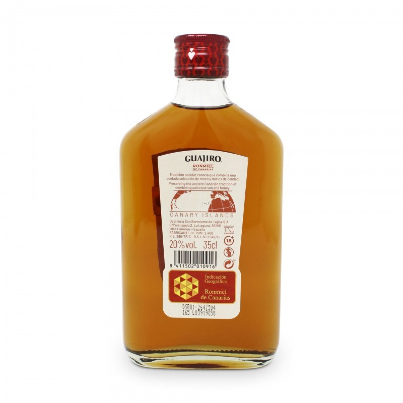 Petaca Ron Miel Guajiro 35 Cl