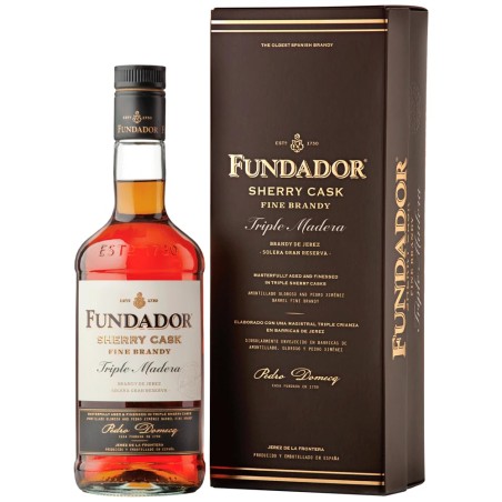 Brandy Fundador Triple Madera 70 Cl