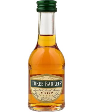 Miniatura Three Barrels Vsop