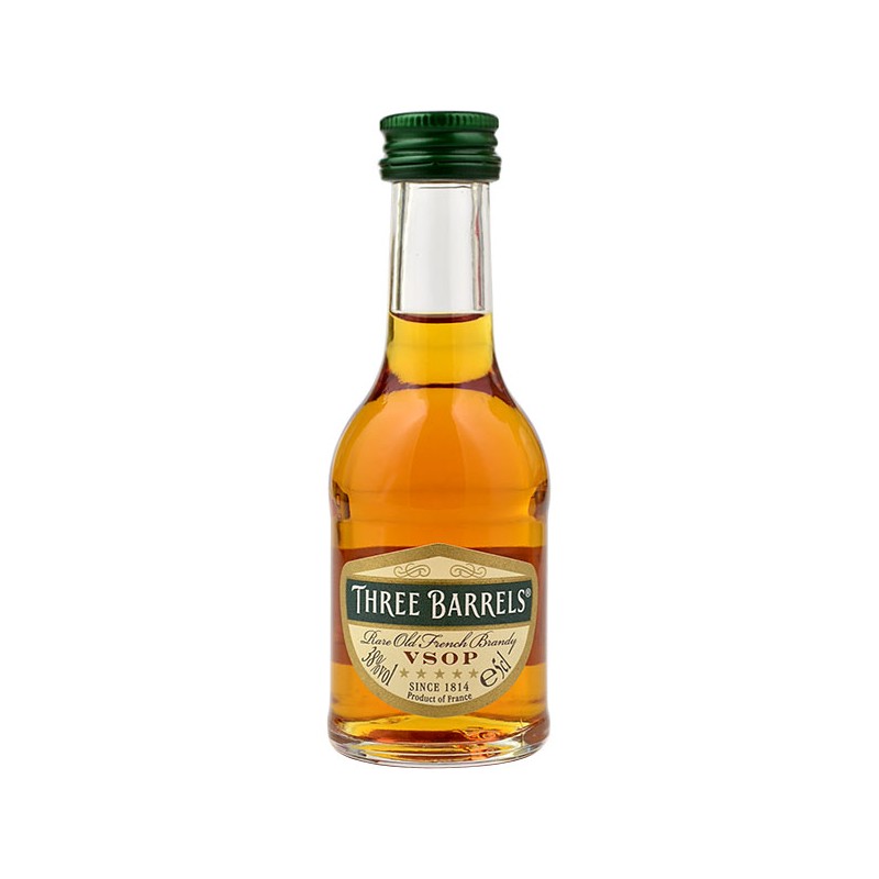 Miniatura Three Barrels Vsop