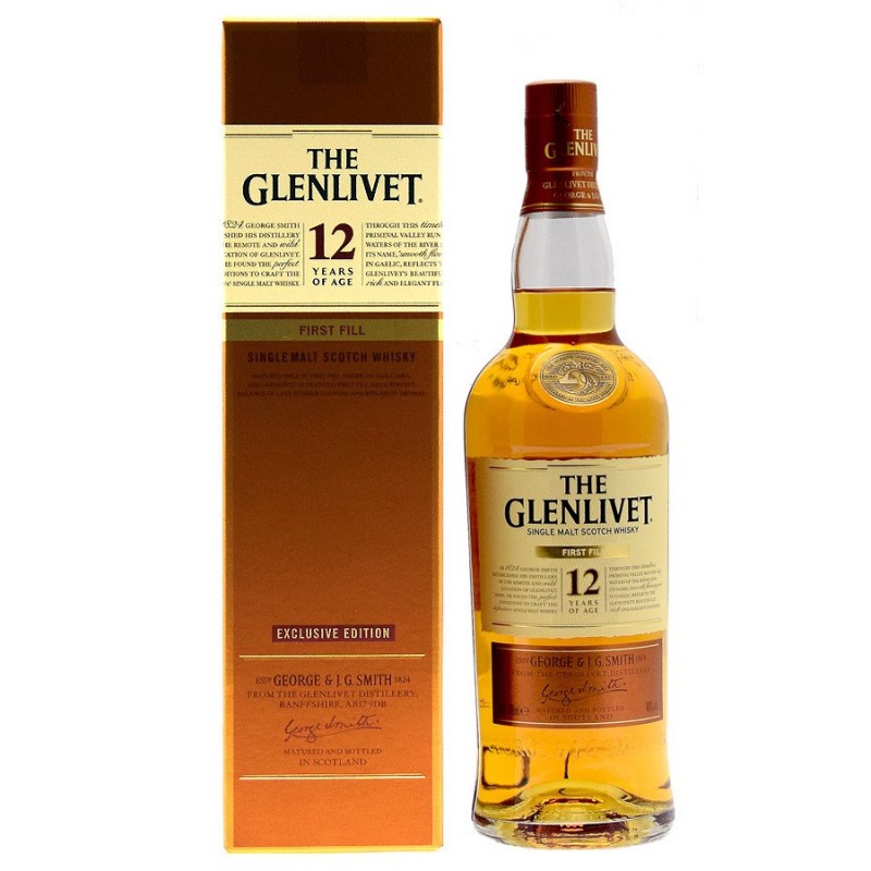 The Glenlivet 12 Años First Fill 70 Cl