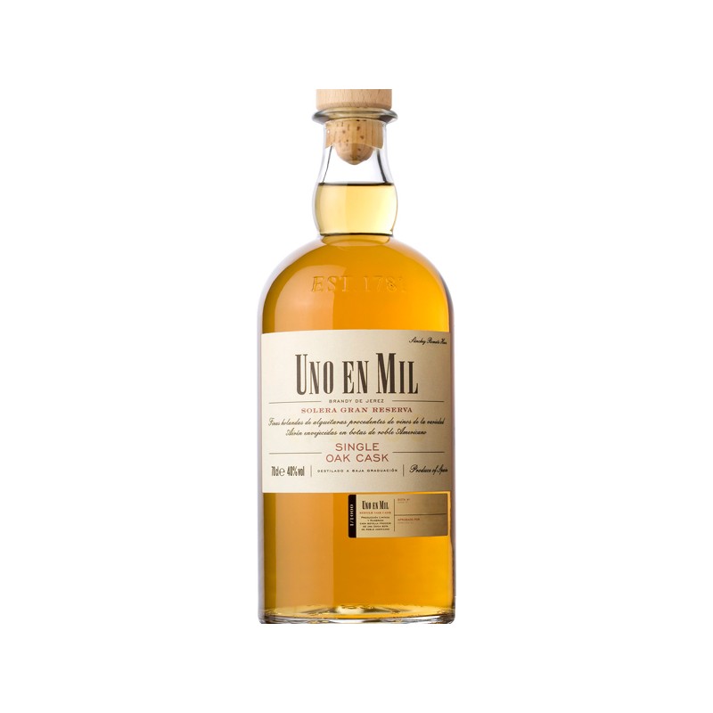 Brandy Uno En Mil 70 Cl