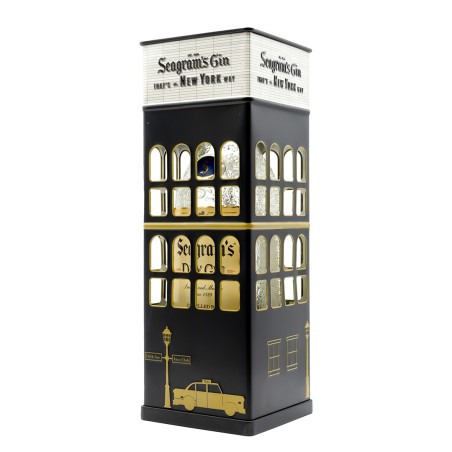 Gin Seagrams Estuche Metalico 70 Cl