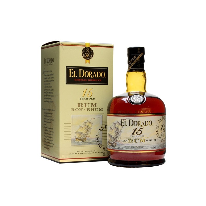 Ron El Dorado 15 Años 70 Cl