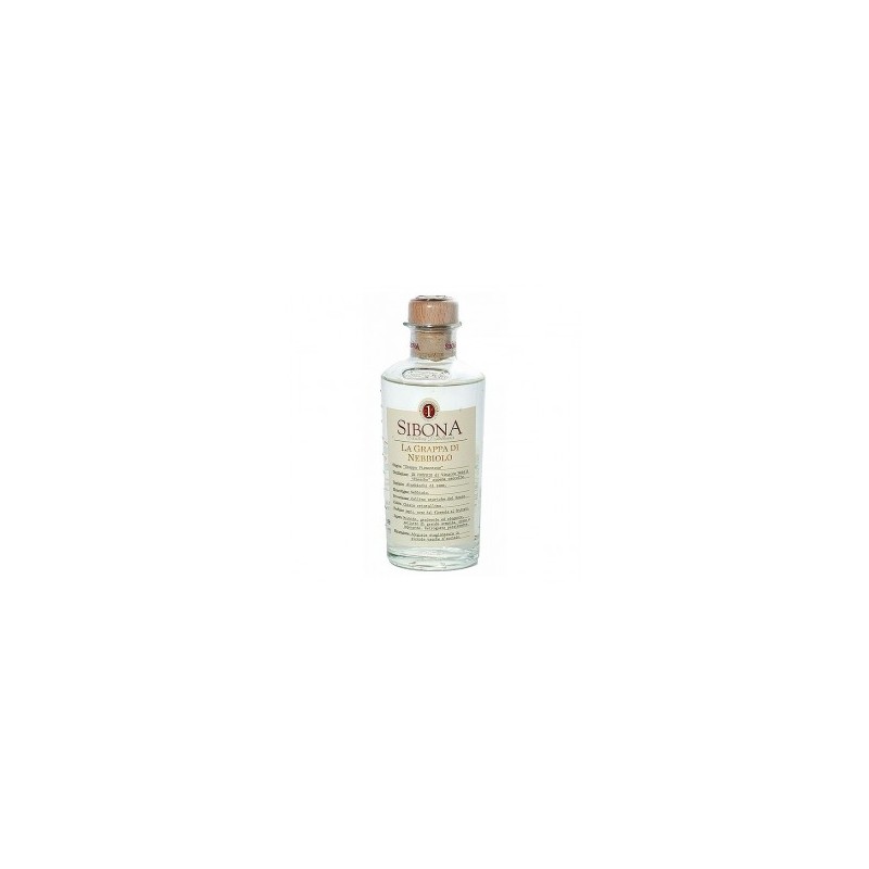 Grappa Sibona-di Nebbiolo 50 Cl