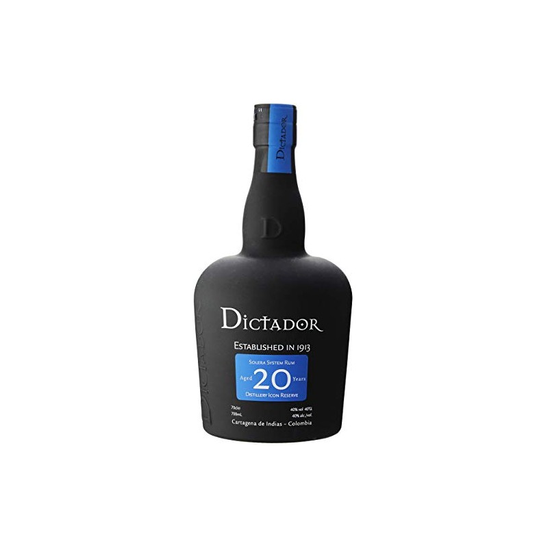 Ron Dictador 20 Años 70 Cl