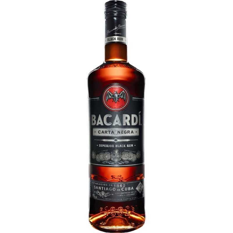Ron Bacardi Carta Negra Lt