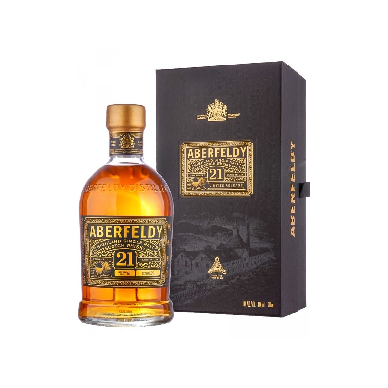 Whisky Aberfeldy 21 Años 70 Cl