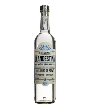 Tequila Clandestina Blco 70 Cl