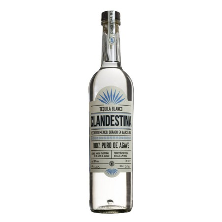 Tequila Clandestina Blco 70 Cl