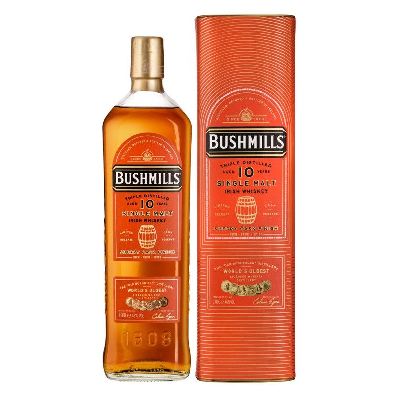 Bushmills 10 Años Sherry Cask Lt Bushmills 10 Años Sherry Cask Lt