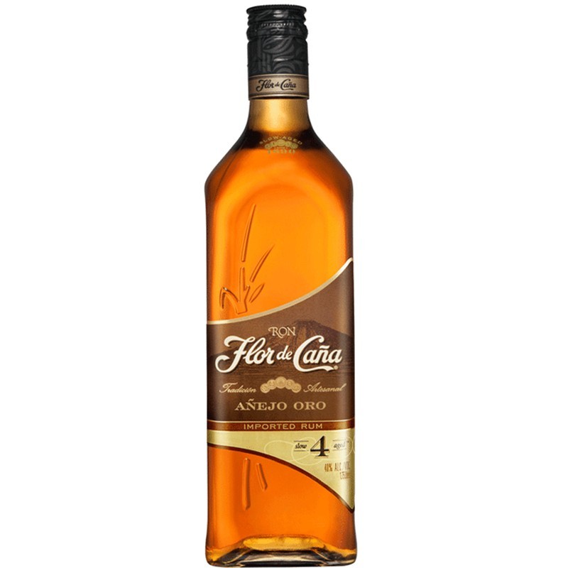 Ron Flor De Caña 4 Años Lt
