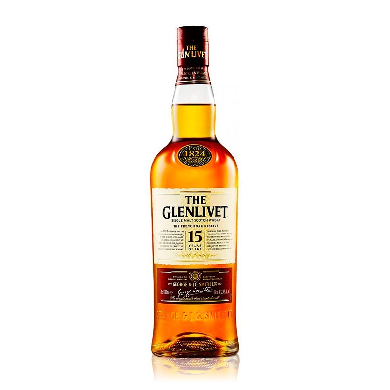 The Glenlivet 15 Años French Oak 70 Cl The Glenlivet 15 Años French Oak 70 Cl