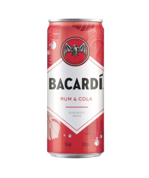 Bacardi & Cola L/25 Cl C-12