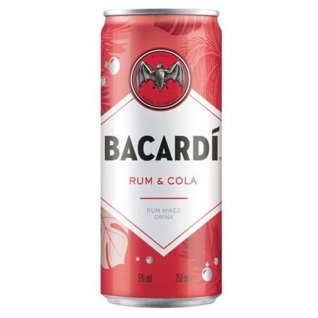 Bacardi & Cola L/25 Cl C-12