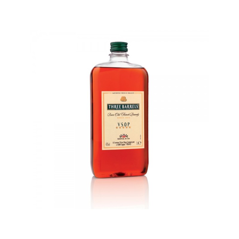Brandy Three Barrels Lt Pet