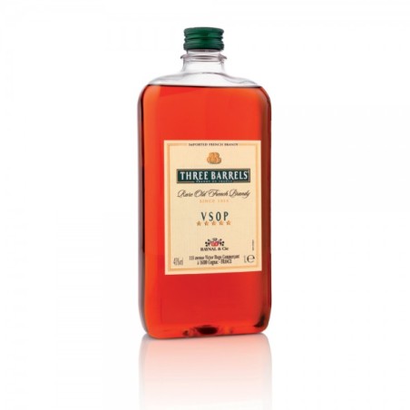 Brandy Three Barrels Lt Pet