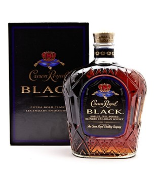 Crown Royal Black Lt Estuche