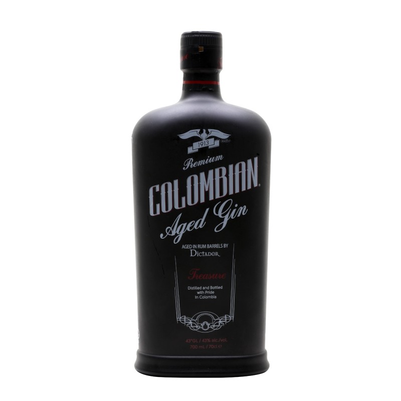 Gin Dictador Colombian Black Aged 0,70l Gin Dictador Colombian Black Aged 0,70l