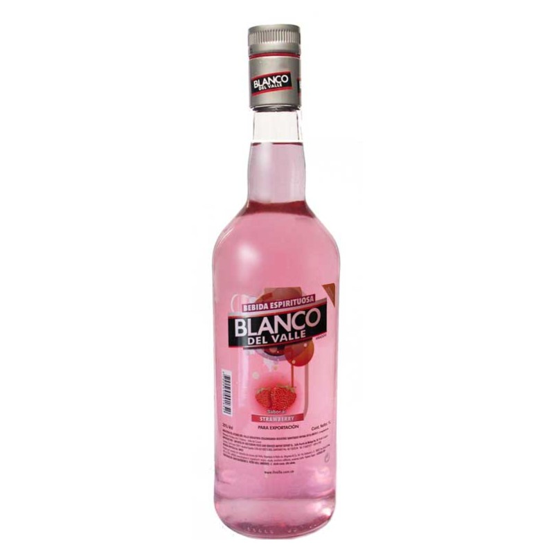 Licor Blanco Valle Fresa Lt Licor Blanco Valle Fresa Lt